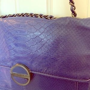 Small plum colored purse